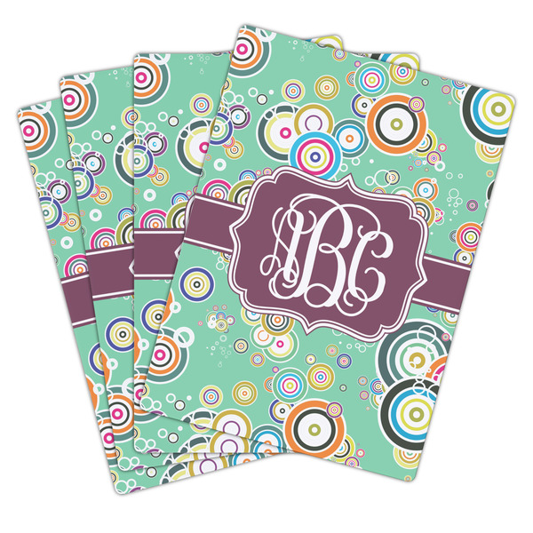 Colored Circles Playing Cards - Hand Back View