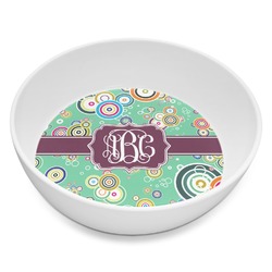 Colored Circles Melamine Bowl - 8 oz (Personalized)