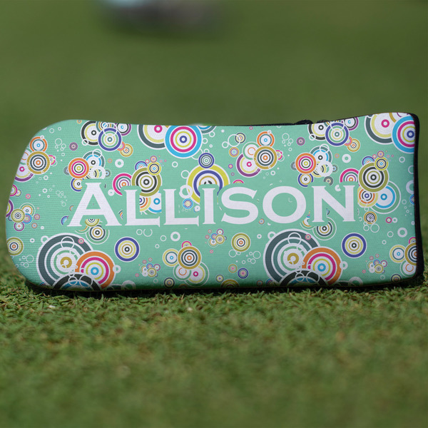 Custom Colored Circles Blade Putter Cover (Personalized)