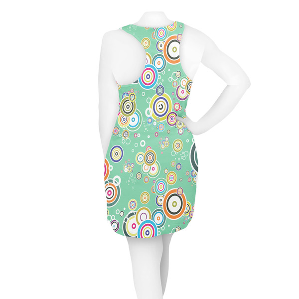Colored Circles Racerback Dress - On Model - Back