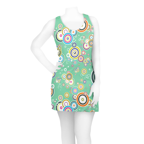 Colored Circles Racerback Dress - On Model - Front