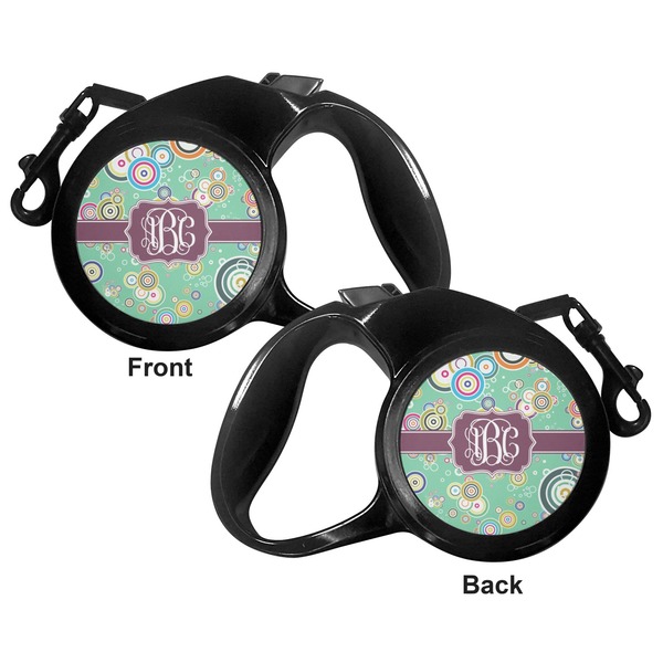 Colored Circles Retractable Dog Leash - Medium Large - Apvl