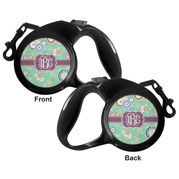 Colored Circles Retractable Dog Leash - Small - Apvl