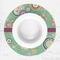Colored Circles Round Linen Placemats - LIFESTYLE (single)