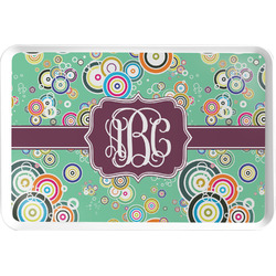 Colored Circles Serving Tray w/ Monogram