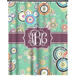 Colored Circles Extra Long Shower Curtain - 70"x84" (Personalized)