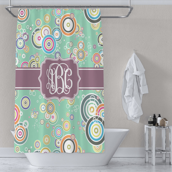 Colored Circles Shower Curtain Lifestyle