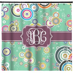 Colored Circles Shower Curtain - Custom Size (Personalized)
