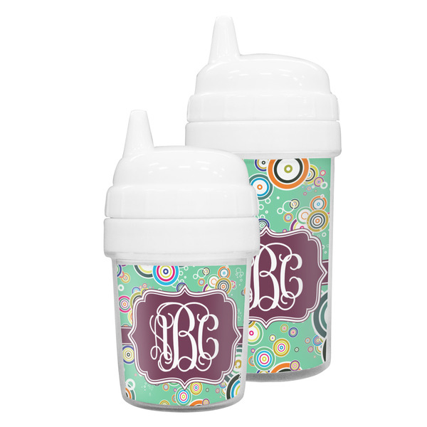 Colored Circles Sippy Cups