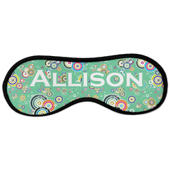 Colored Circles Sleeping Eye Masks - Large (Personalized)