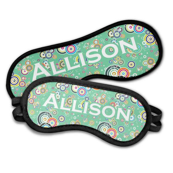 Colored Circles Sleeping Eye Masks - PARENT