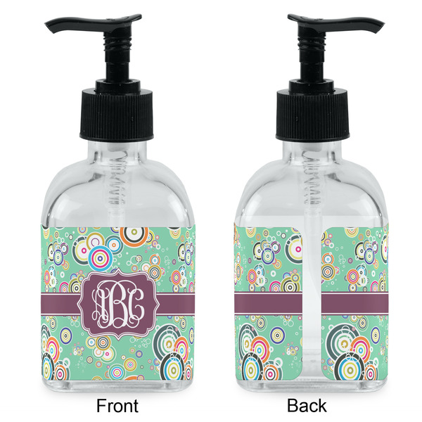 Colored Circles Glass Soap/Lotion Dispenser - Approval