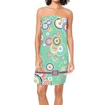 Colored Circles Spa / Bath Wrap (Personalized)