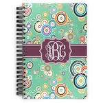 Colored Circles Spiral Notebook (Personalized)