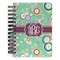 Colored Circles Spiral Journal Small - Front View