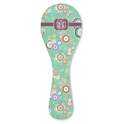 Colored Circles Ceramic Spoon Rest (Personalized)