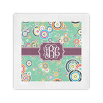 Colored Circles Cocktail Napkins (Personalized)