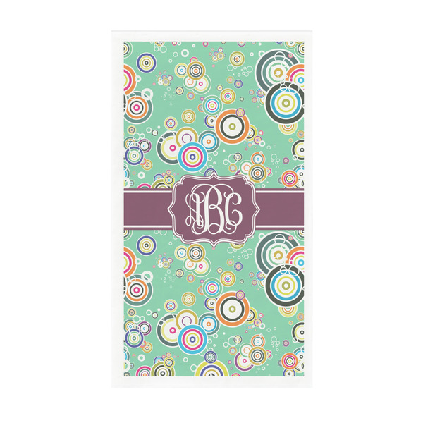 Custom Colored Circles Guest Towels - Full Color - Standard (Personalized)