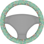 Colored Circles Steering Wheel Cover
