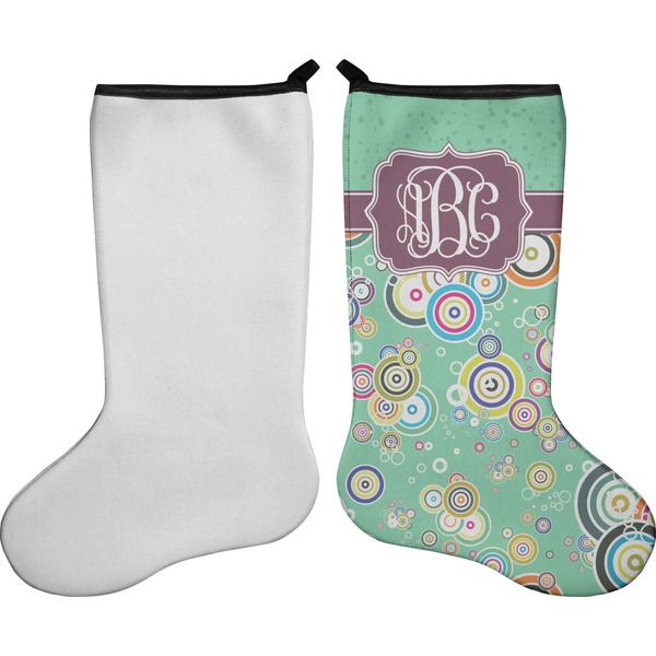 Colored Circles Stocking - Single-Sided - Approval