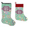Colored Circles Stockings - Side by Side compare