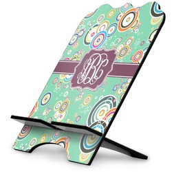 Colored Circles Stylized Tablet Stand (Personalized)