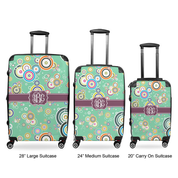 Colored Circles Suitcase Set 1 - APPROVAL