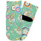 Colored Circles Toddler Ankle Socks - Single Pair - Front and Back