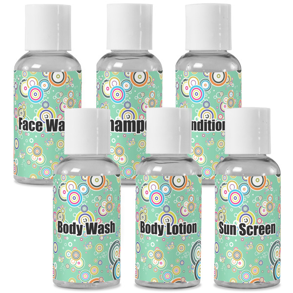 Custom Colored Circles Travel Bottles (Personalized)