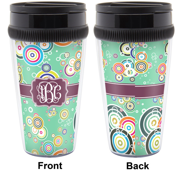 Colored Circles Travel Mug Approval (Personalized)