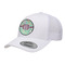 Colored Circles Trucker Hat - White