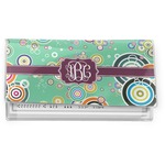 Colored Circles Vinyl Checkbook Cover (Personalized)