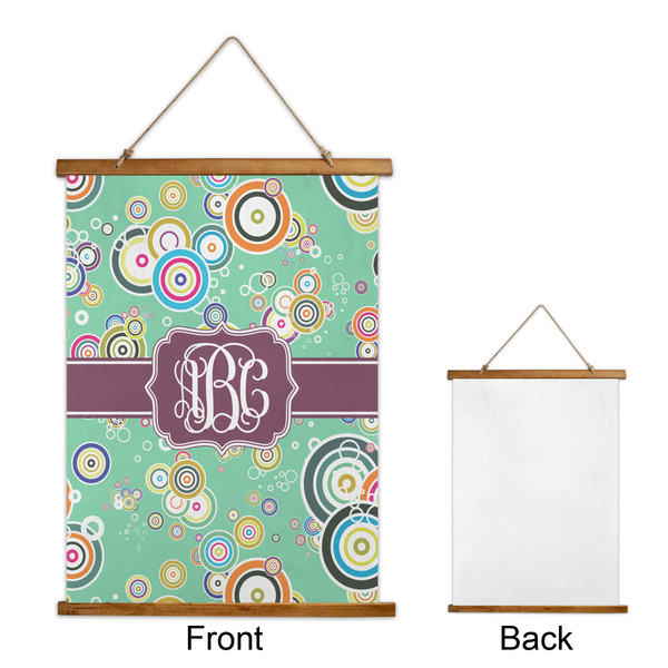 Colored Circles Wall Hanging Tapestry - Portrait - APPROVAL