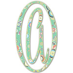 Colored Circles Monogram Decal - Small (Personalized)