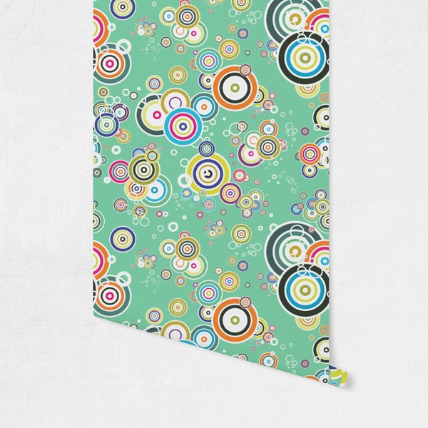 Colored Circles Wallpaper on Wall