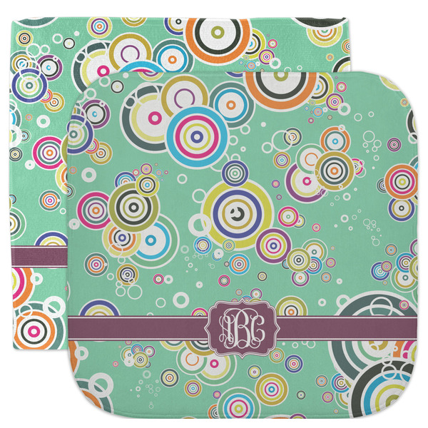 Custom Colored Circles Facecloth / Wash Cloth (Personalized)