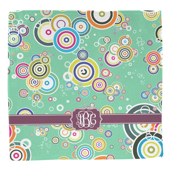 Colored Circles Washcloth - Front - No Soap