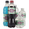 Colored Circles Water Bottle Label - Multiple Bottle Sizes
