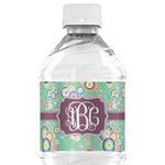 Colored Circles Water Bottle Labels - Custom Sized (Personalized)