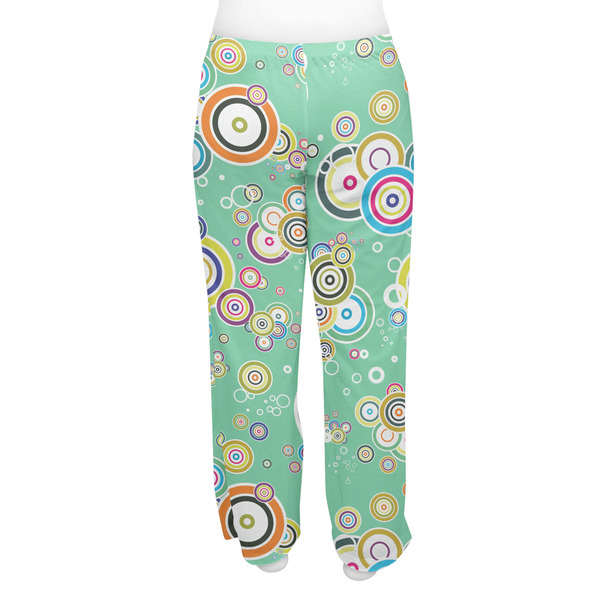 Colored Circles Women's Pj on model - Back