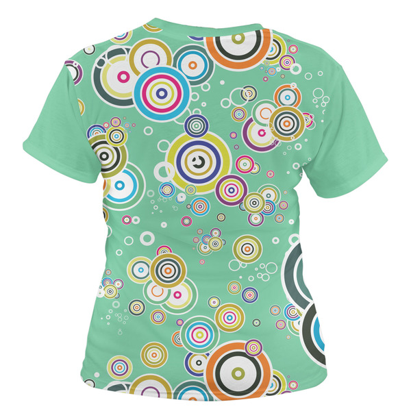 Colored Circles Women's T-shirt Back