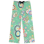 Colored Circles Womens Pajama Pants - L