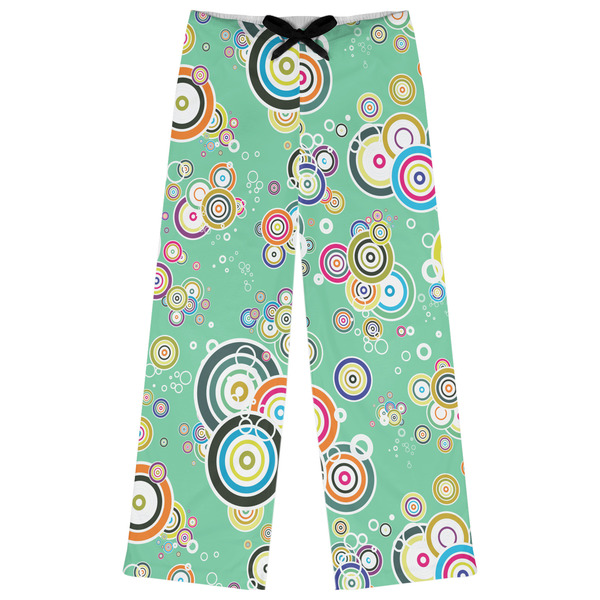 Custom Colored Circles Womens Pajama Pants