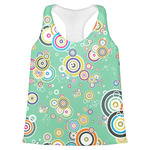 Colored Circles Womens Racerback Tank Top - 2X Large