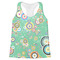 Colored Circles Womens Racerback Tank Top - 2X Large