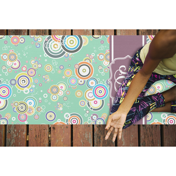 Colored Circles Yoga Mats - LIFESTYLE