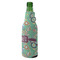 Colored Circles Zipper Bottle Cooler - ANGLE (bottle)