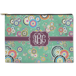 Colored Circles Zipper Pouch (Personalized)