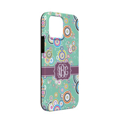 Colored Circles iPhone Case - Rubber Lined - iPhone 13 Mini (Personalized)