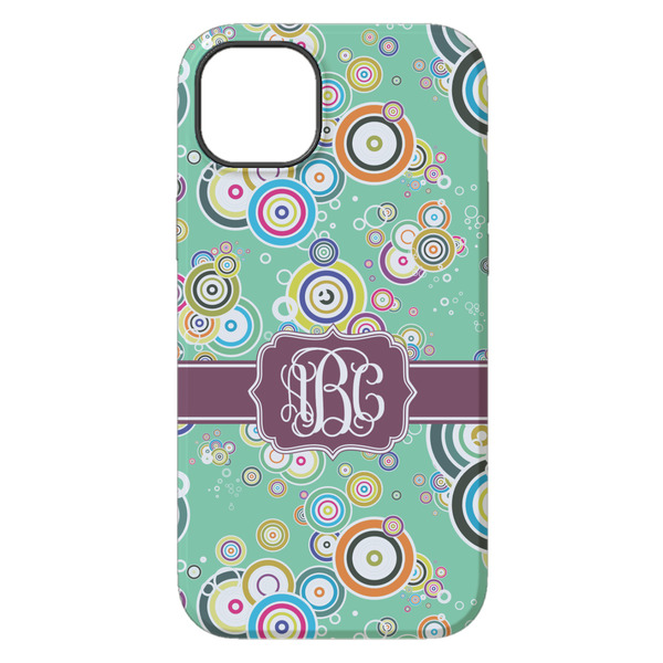 Colored Circles iPhone 14 Plus Tough Case - Back
